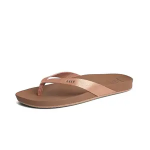 Reef Cushion Court women's flip flop in rose gold