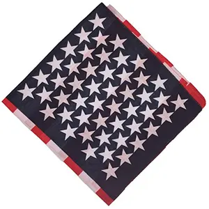 Boolavard Stars & Stripes Cotton Bandana for biker rallies