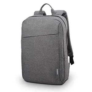 Lenovo B210 laptop backpack in grey, lightweight and water-repellent, simple design