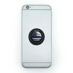 Thin blue line American flag phone ring holder