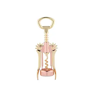 Twine copper and gold winged corkscrew
