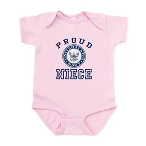 Baby bodysuit with Proud US Navy Niece design