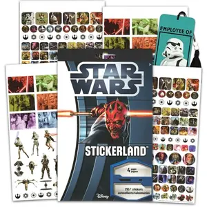 STAR WARS 295+ sticker sheets with Darth Vader and Yoda