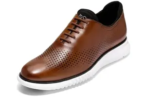 Cole Haan 2.Zerogrand Laser Wingtip Oxford in British Tan