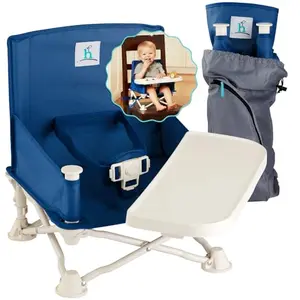 Hiccapop OmniBoost travel booster seat with tray for dining table