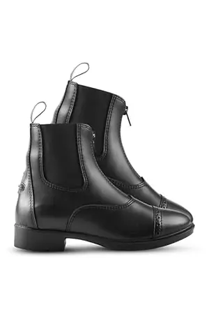 Horze Wexford Women's Synthetic Leather Zip Paddock Boots in black