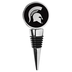Siskiyou Sports NCAA Michigan State Spartans wine stopper black