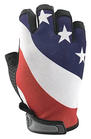 USA American Flag Half Finger Gloves for Cycling and Gym