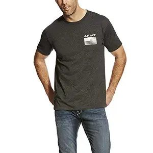Ariat Men's Freedom T-Shirt with distressed American flag graphic