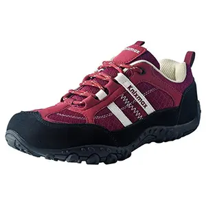 Knixmax Women's Hiking Shoes lightweight wine red trekking sneakers