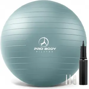 ProBody Pilates mist-colored anti-burst Swiss ball for ab exercises
