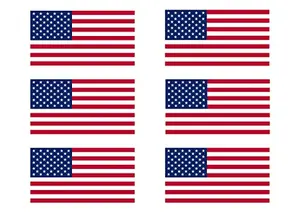 Rogue River Tactical American flag stickers on a toolbox