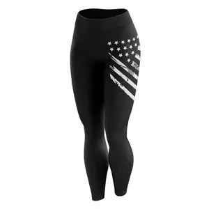 Tactical Pro Supply cotton American flag leggings