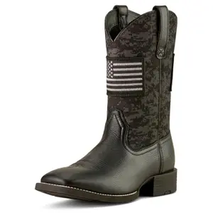 Ariat Men's Sport Patriot Western Boot with American flag details