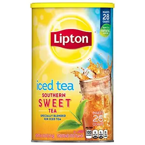 Lipton Southern sweet iced tea mix 4-pack canisters