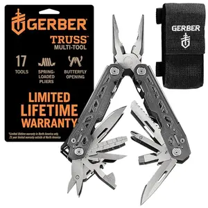 Gerber Truss multitool with needle nose pliers unfolded