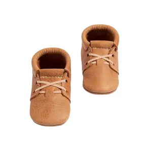 Freshly Picked Zion Oxford moccasins, oxford-inspired design in leather