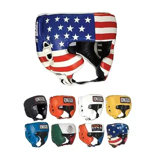 Ringside Competition USA Flag Headgear for sparring showing stars and stripes design