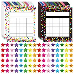 Yoklili confetti incentive chart with 2080 star stickers