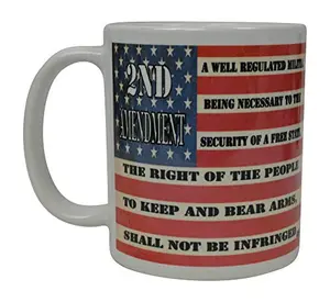 Rogue River Tactical 2nd Amendment flag coffee mug