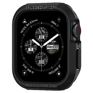 Spigen Rugged Armor Apple Watch case in black