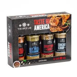 The Spice Lab Taste of America patriotic dry rub variety pack for grilling
