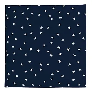 Carter's fitted crib sheet in navy blue with white stars