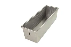 USA Pan Bakeware Pullman Loaf Pan large silver