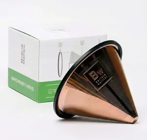 Barista Warrior copper reusable coffee filter for Chemex
