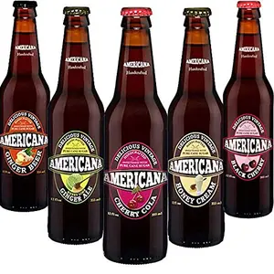 Americana soda mixed pack with star-spangled labels and 12 nostalgic flavors