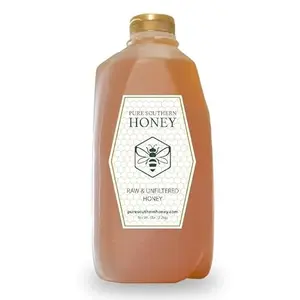 Pure Southern Honey 5 lb jug of raw Gallberry honey