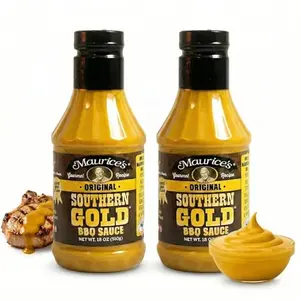 Maurices Southern Gold BBQ Sauce bottles - classic Carolina mustard BBQ