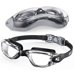 Aegend single swim goggles in black and clear for lap swimming on a budget