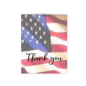 10 count patriotic thank you cards by Stonehouse Collection