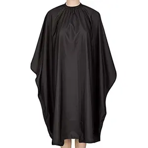 Iusmnur black barber cape with metal adjustable clip