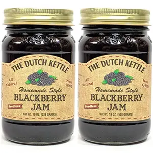 Dutch Kettle seedless blackberry jam jars