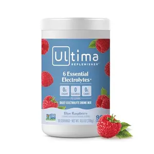 Ultima Replenisher blue raspberry electrolyte powder