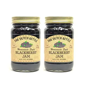 Dutch Kettle seeded blackberry jam jars