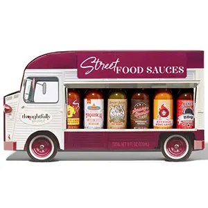 Thoughtfully Gourmet Street Food Sauces variety pack of 6 hot sauces