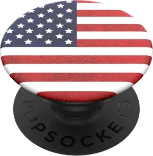 PopSockets American Flag phone grip in vintage red white and blue