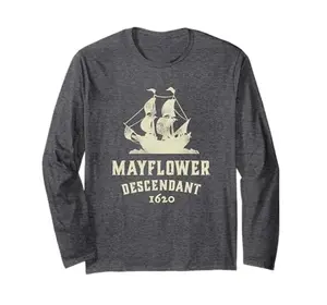 Long sleeve vintage distressed Mayflower shirt