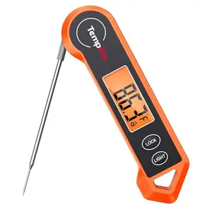 ThermoPro TP19H digital meat thermometer with orange accent