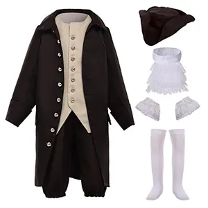 BPURB colonial costume with overcoat and lace collar