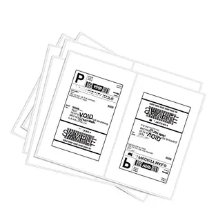 BESTEASY half sheet shipping labels with rounded corners