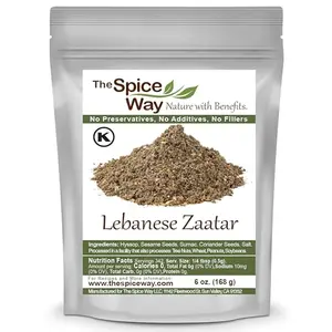 The Spice Way Lebanese Zaatar with Hyssop Jar