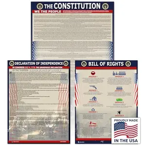 Young N Refined laminated founding documents 3-pack
