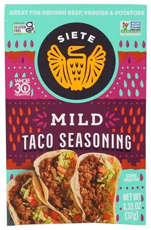 Siete Mild Taco Seasoning Mix product image