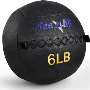 Yes4All 6 lb Soft Wall Ball with target sticker