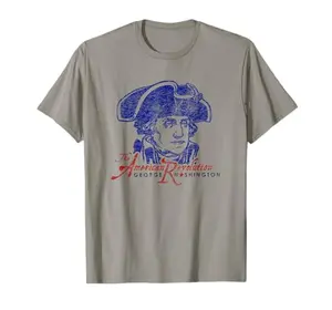 Vintage styled George Washington 1776 shirt for tourists in Washington DC