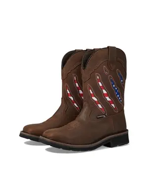 Wolverine Rancher Claw steel toe waterproof Wellington with flag detail
